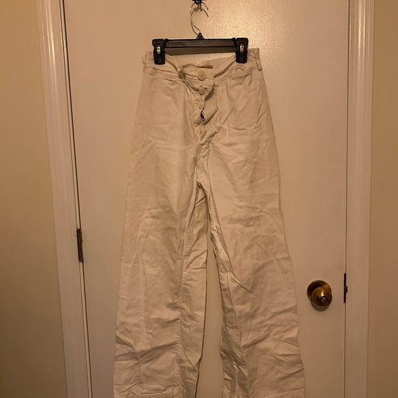 Jesse Kamm Sailor Pants in Salt White - Picture 3 of 6
